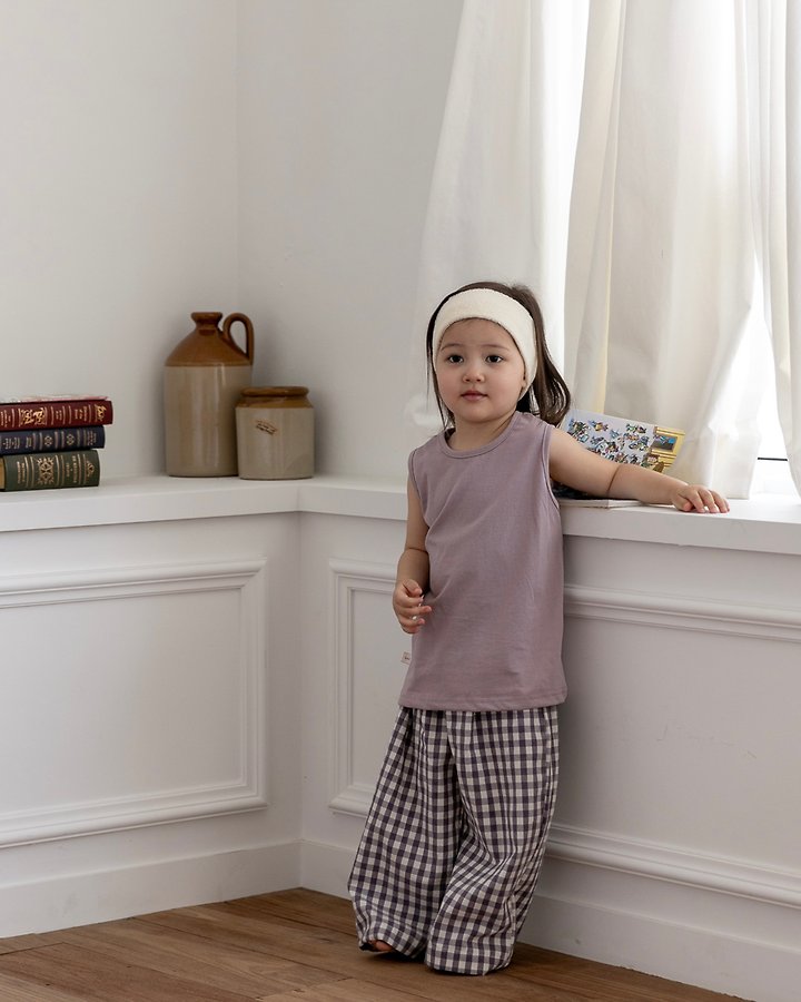 Oatmeal - Korean Children Fashion - #designkidswear - Velo Sleeveless - 8