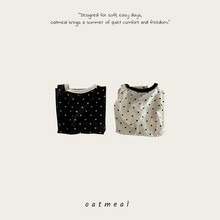 Oatmeal - Korean Children Fashion - #designkidswear - Bubble Raglan Tee - 5