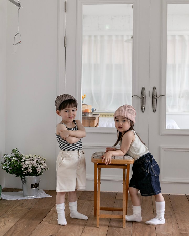 Oatmeal - Korean Children Fashion - #designkidswear - Everyday Shorts - 12