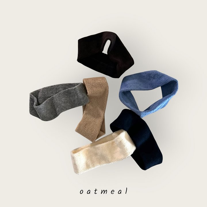 Oatmeal - Korean Children Fashion - #designkidswear - Towel Hairband
