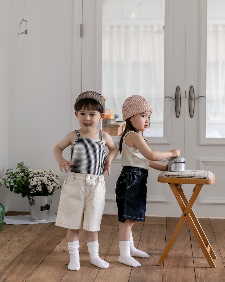 Oatmeal - Korean Children Fashion - #discoveringself - Bear Style Sleeveless - 10