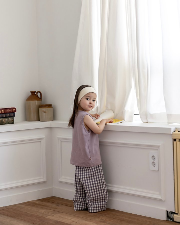 Oatmeal - Korean Children Fashion - #discoveringself - Velo Sleeveless - 9