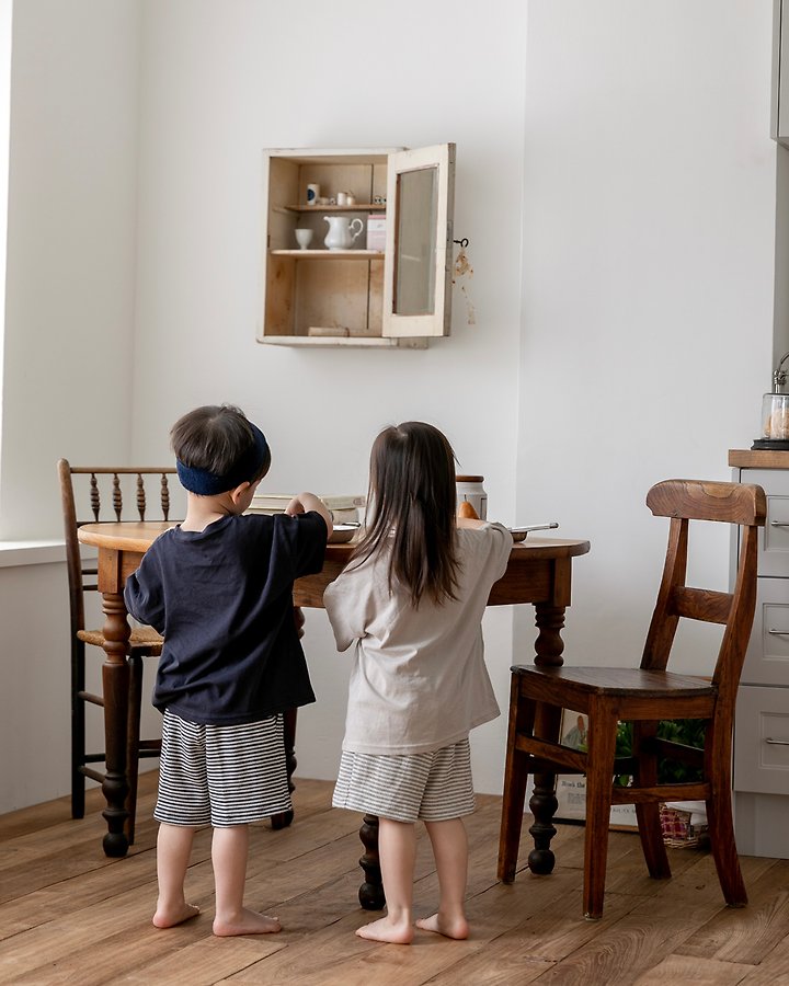 Oatmeal - Korean Children Fashion - #discoveringself - Mini Style Shorts - 11