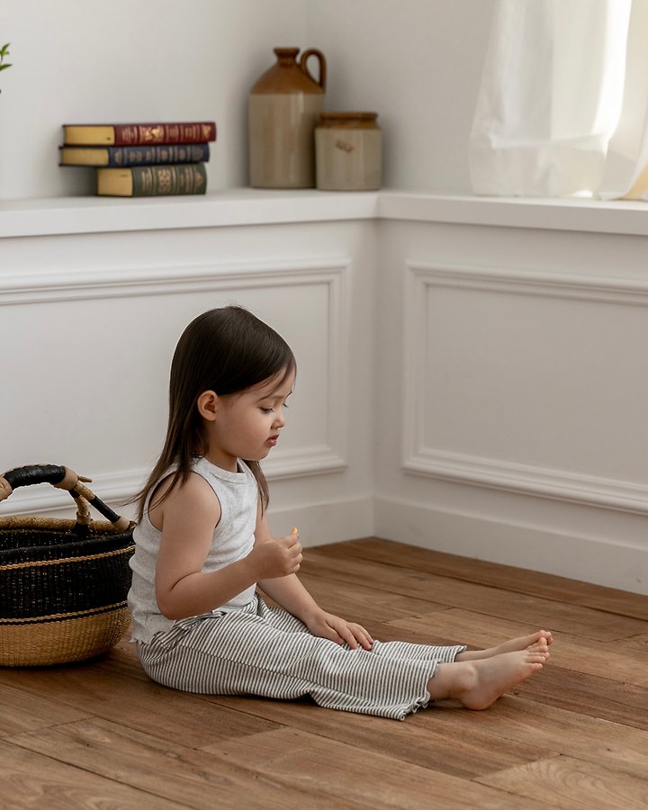 Oatmeal - Korean Children Fashion - #discoveringself - Reina Bootcut Pants - 8