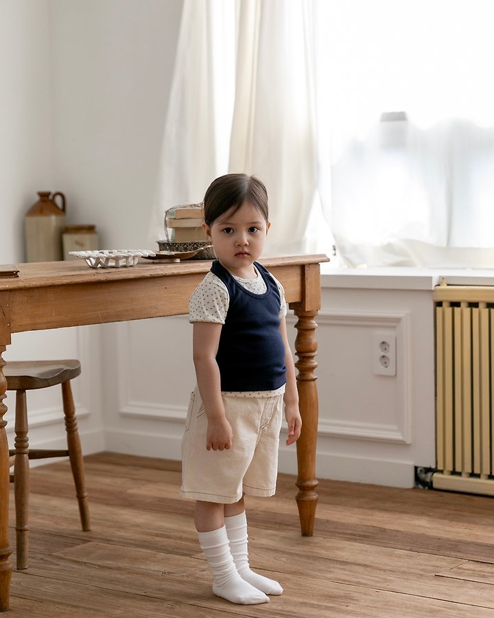 Oatmeal - Korean Children Fashion - #fashionkids - Jexy Sleeveless - 9