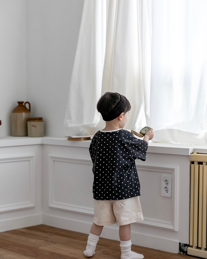 Oatmeal - Korean Children Fashion - #fashionkids - Bubble Raglan Tee - 7
