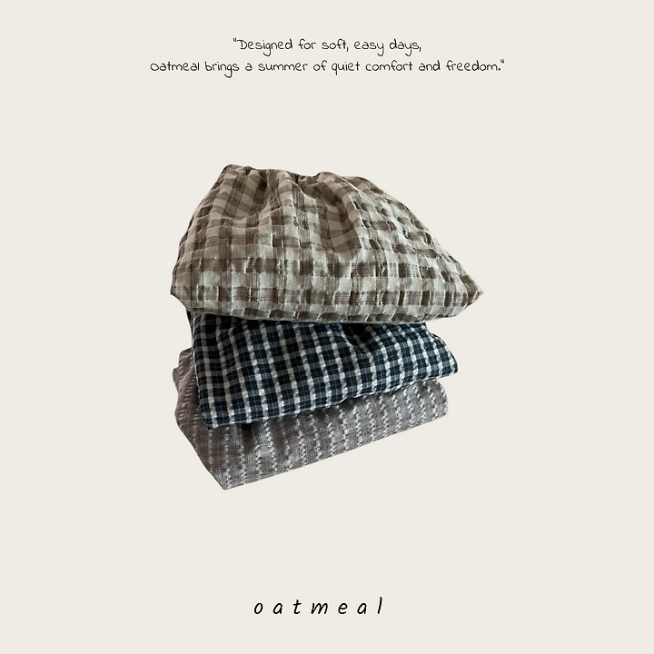 Oatmeal - Korean Children Fashion - #fashionkids - Molly Check One-piece - 6