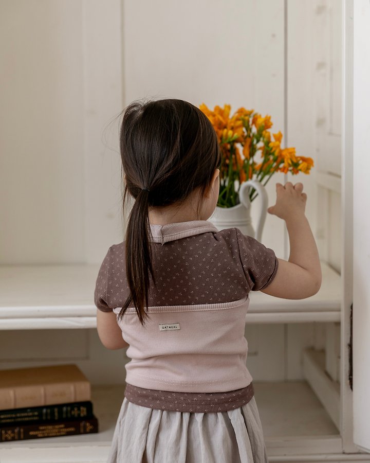 Oatmeal - Korean Children Fashion - #kidsshorts - Jexy Sleeveless - 10