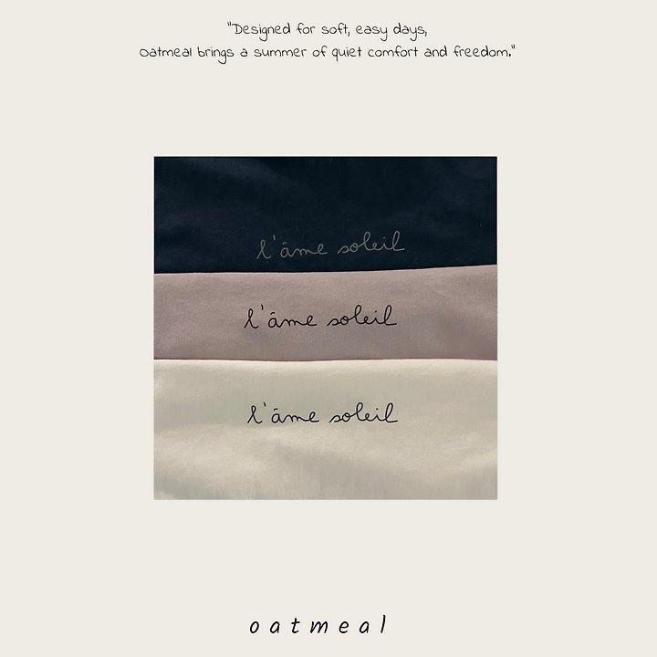 Oatmeal - Korean Children Fashion - #kidsshorts - Soleil Round Tee - 6