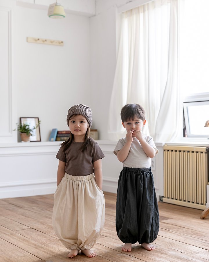 Oatmeal - Korean Children Fashion - #kidsstore - Aladdin Pants - 10