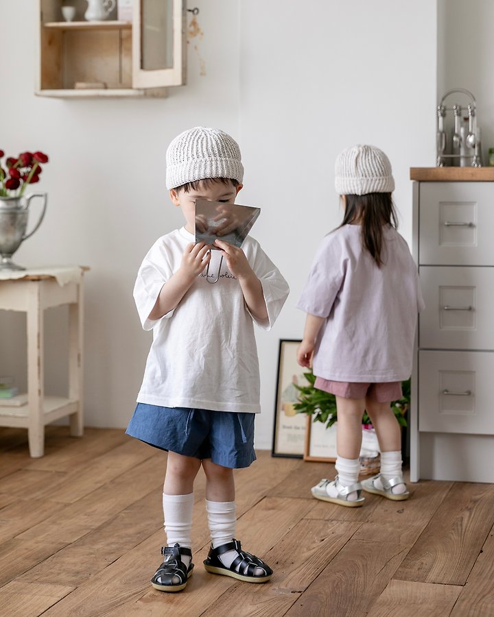 Oatmeal - Korean Children Fashion - #kidzfashiontrend - Soleil Round Tee - 8