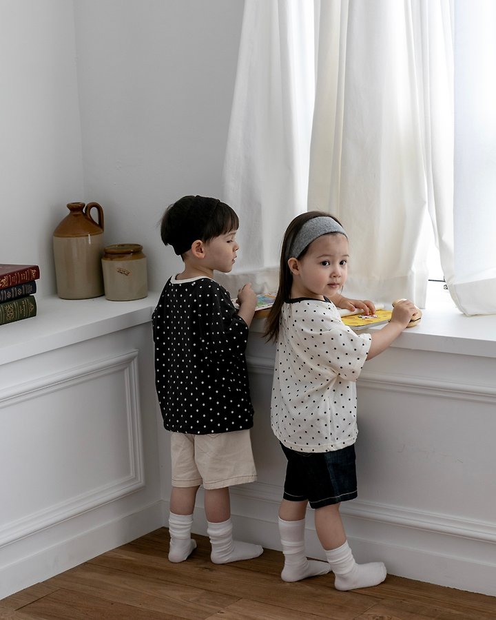 Oatmeal - Korean Children Fashion - #littlefashionista - Bubble Raglan Tee - 12