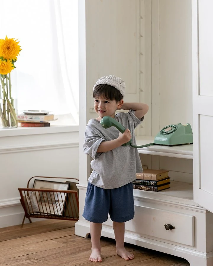 Oatmeal - Korean Children Fashion - #littlefashionista - Venice Style Round Tee - 11