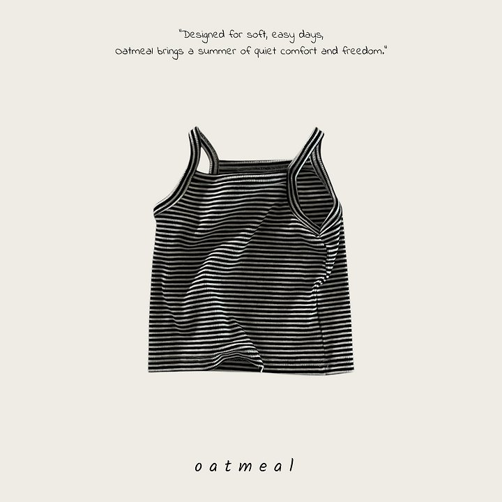Oatmeal - Korean Children Fashion - #magicofchildhood - Bear Style Sleeveless - 3
