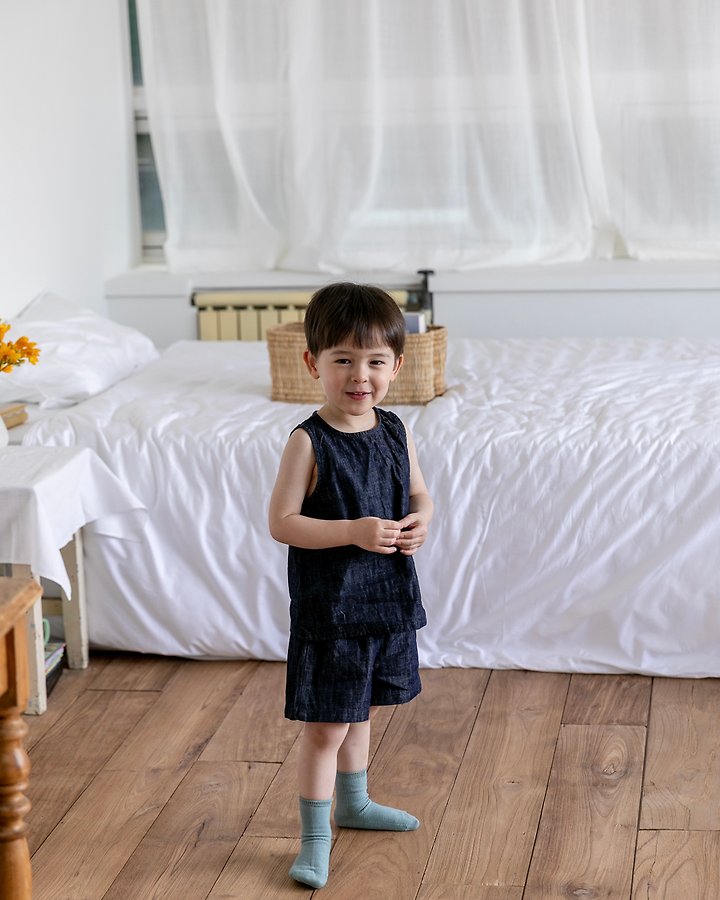 Oatmeal - Korean Children Fashion - #minifashionista - Daily Denim Set - 12