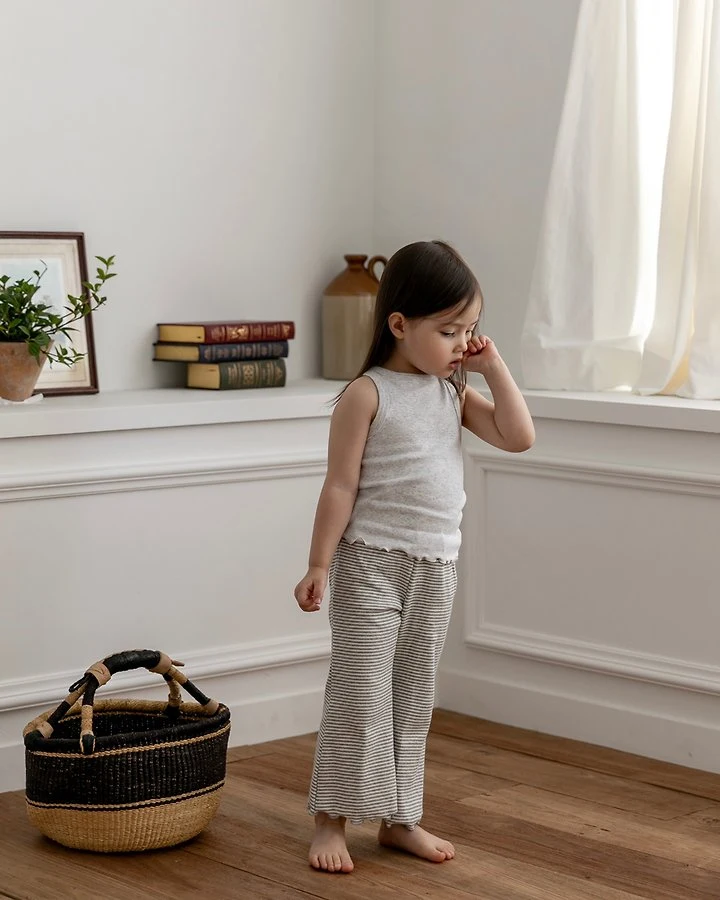 Oatmeal - Korean Children Fashion - #prettylittlegirls - Michelle Sleeveless - 7