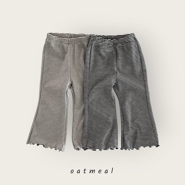 Oatmeal - Korean Children Fashion - #prettylittlegirls - Reina Bootcut Pants