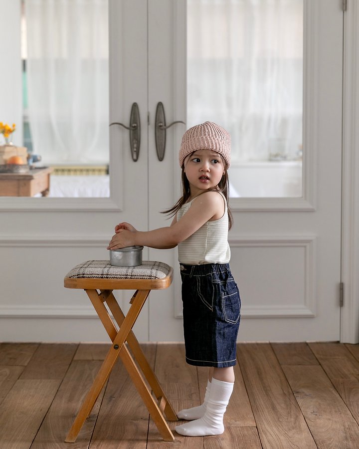 Oatmeal - Korean Children Fashion - #stylishchildhood - Everyday Shorts - 9