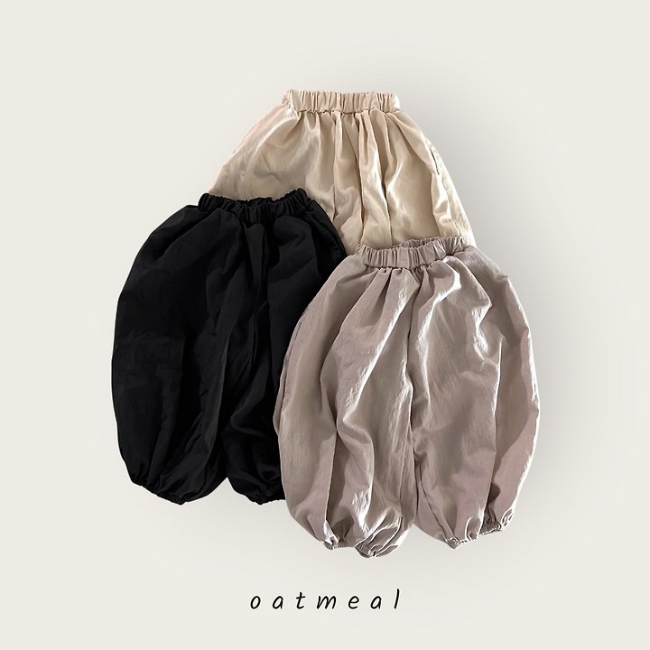 Oatmeal - Korean Children Fashion - #todddlerfashion - Aladdin Pants