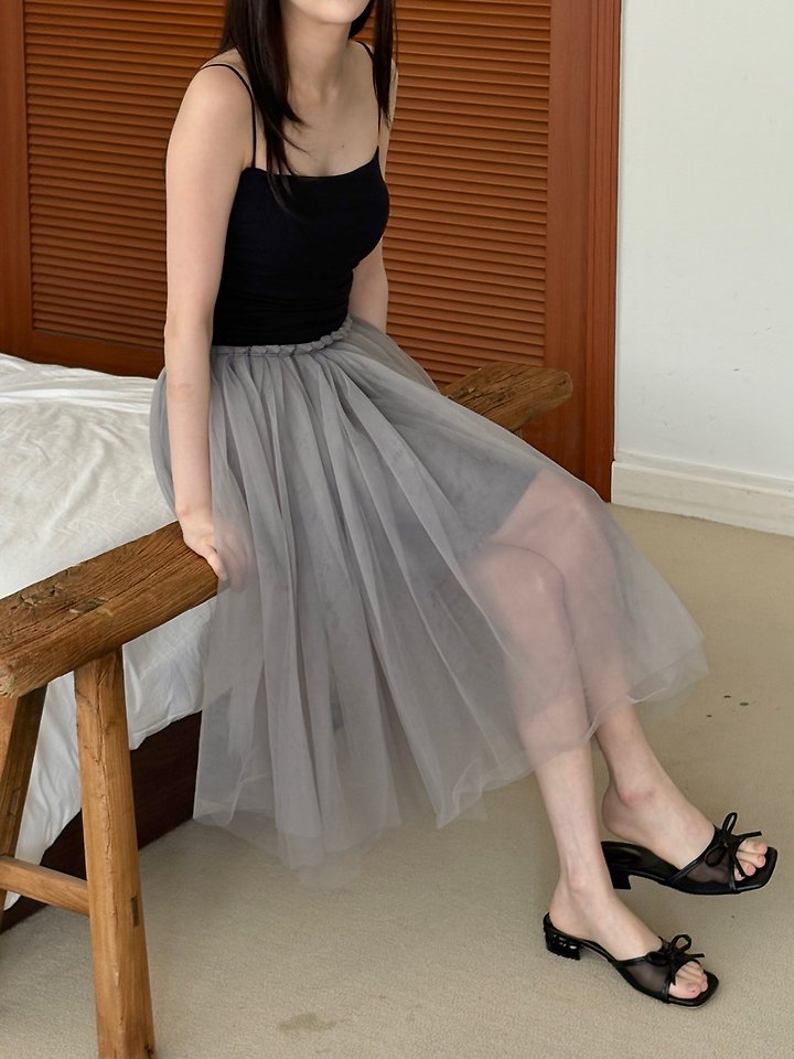 Ohao - Korean Women Fashion - #momslook - Ballet Skirt - 10