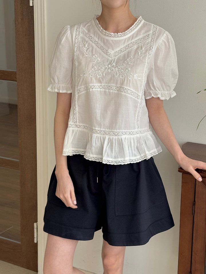 Ohao - Korean Women Fashion - #momslook - Heidi Blouse - 3