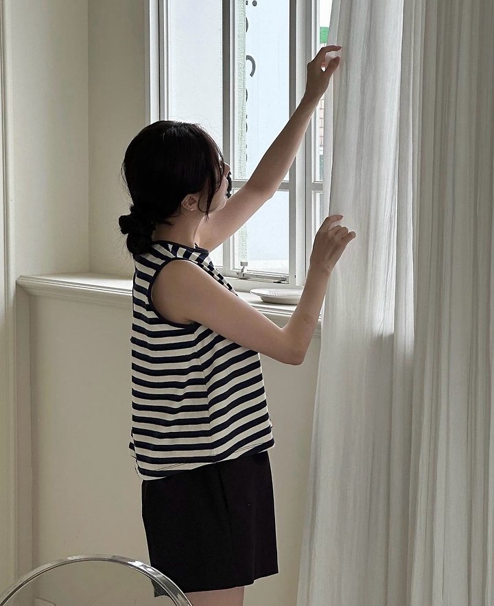 Ohao - Korean Women Fashion - #momslook - Sleeveless Top - 3