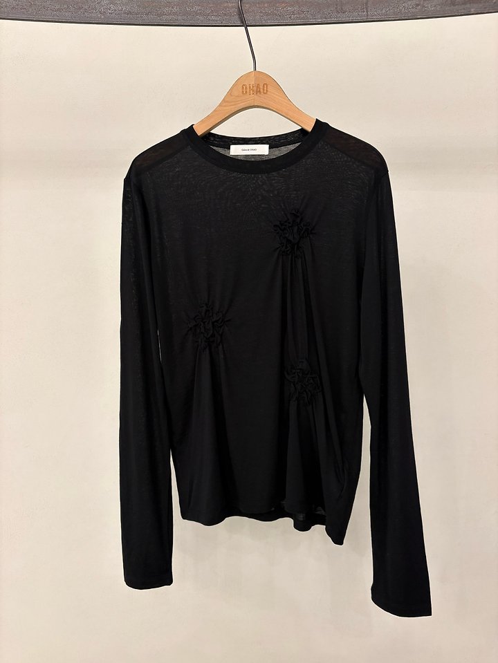 Ohao - Korean Women Fashion - #womensfashion - Flower Tee - 5