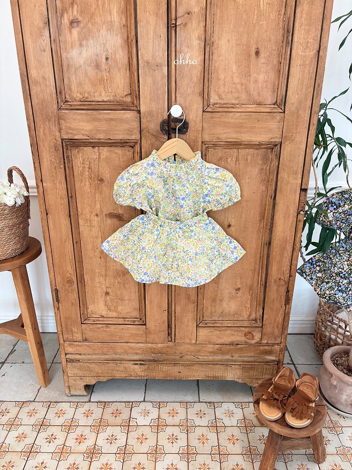 Ohho - Korean Children Fashion - #Kfashion4kids - Floral Blouse - 8