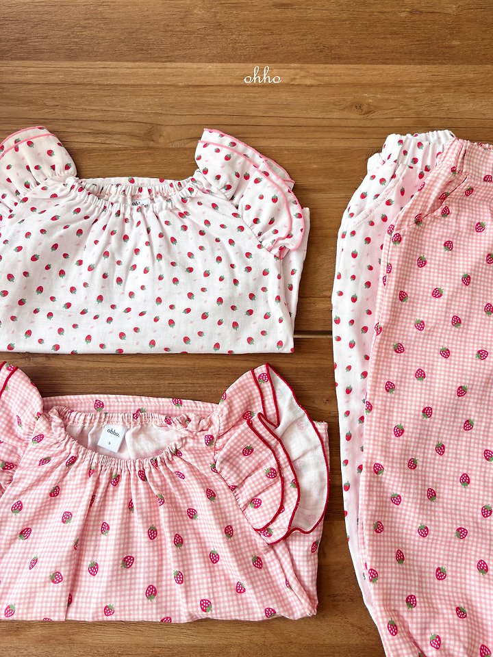 Ohho - Korean Children Fashion - #childofig - Berry Berry Blouse - 10