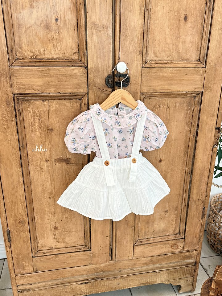 Ohho - Korean Children Fashion - #childofig - Rose Frill Blouse - 6