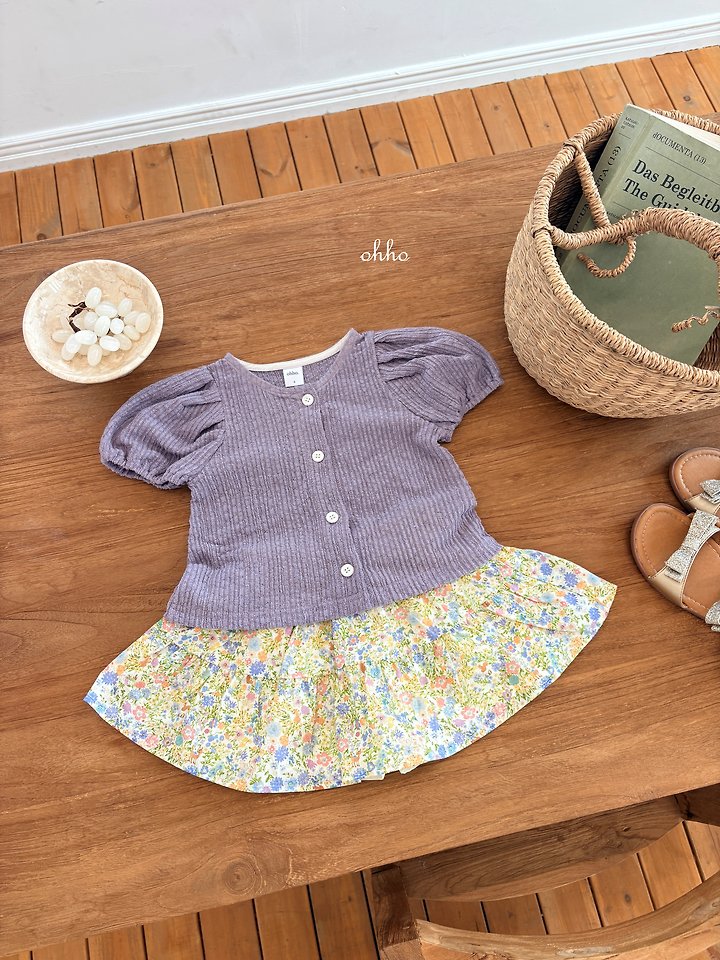 Ohho - Korean Children Fashion - #childrensboutique - French Short Sleeve Cardigan - 5