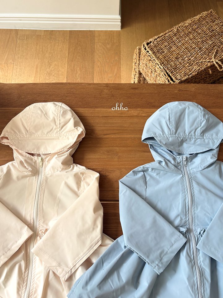 Ohho - Korean Children Fashion - #designkidswear - Frill Rain Jacket - 2