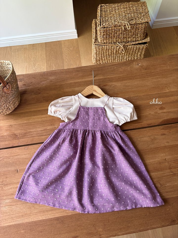 Ohho - Korean Children Fashion - #designkidswear - Pom-Pom Strap One-piece - 9