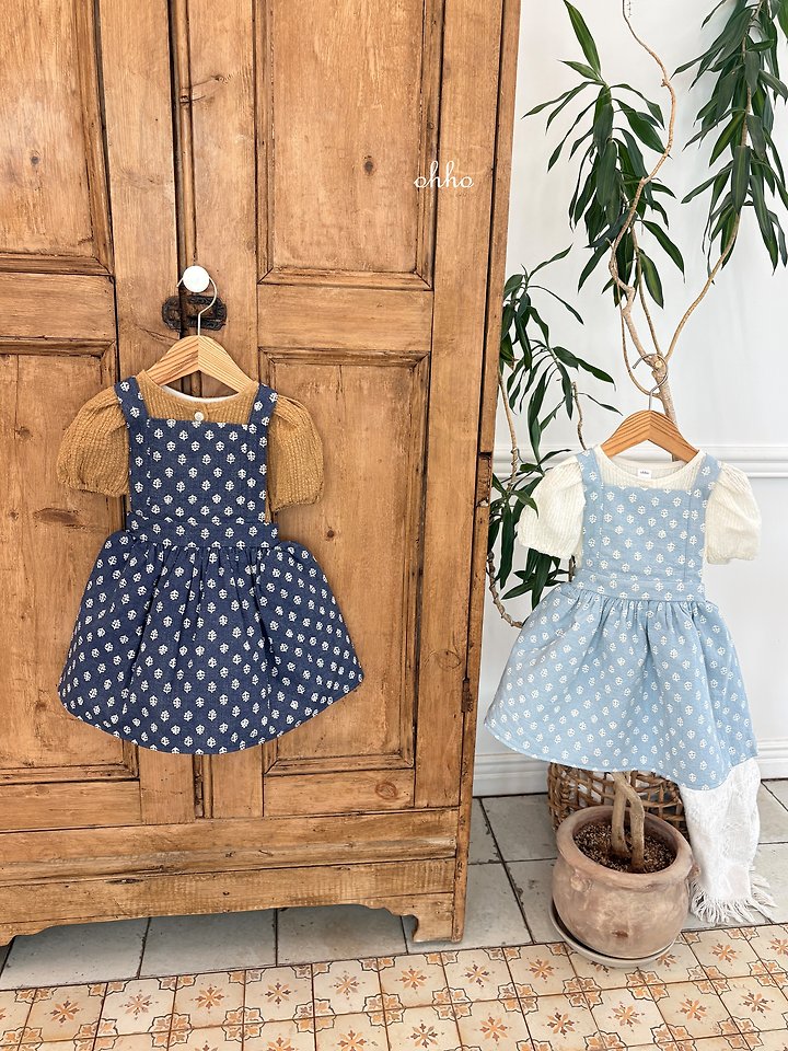 Ohho - Korean Children Fashion - #designkidswear - Monet Suspender Skirt - 7