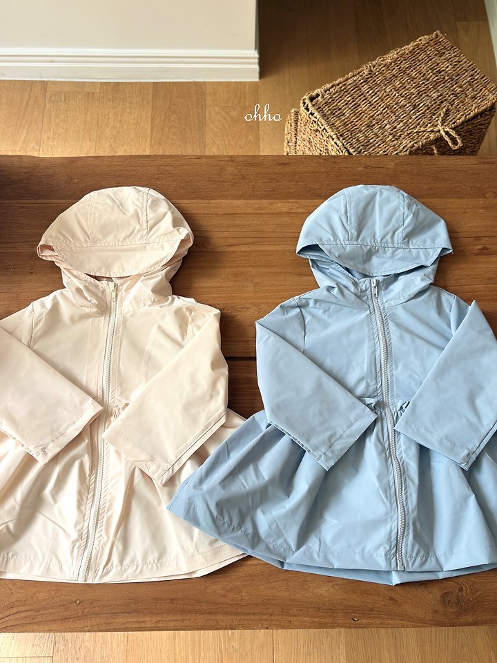 Ohho - Korean Children Fashion - #discoveringself - Frill Rain Jacket - 3