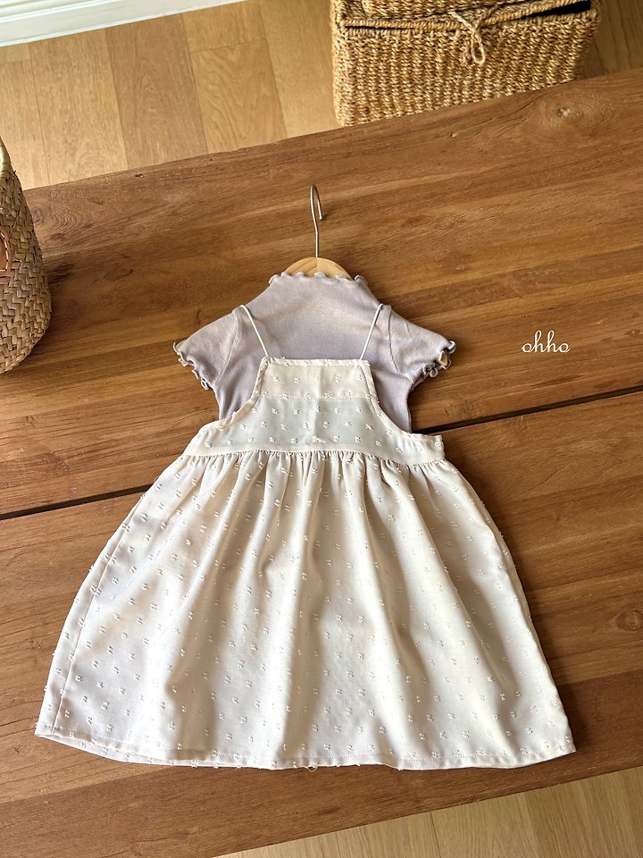 Ohho - Korean Children Fashion - #discoveringself - Pom-Pom Strap One-piece - 10