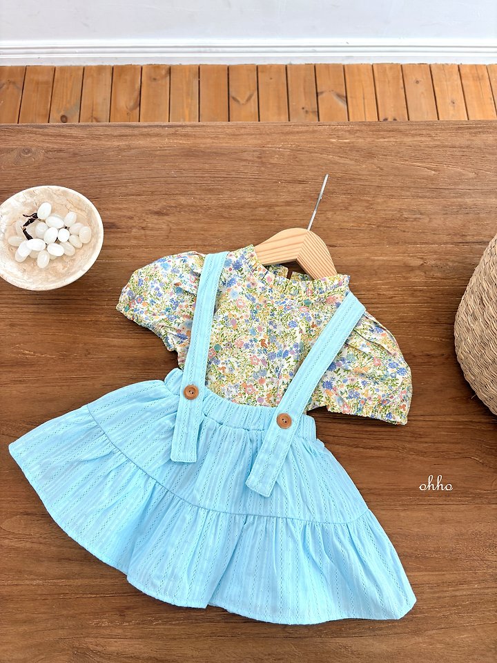 Ohho - Korean Children Fashion - #discoveringself - Floral Blouse - 3