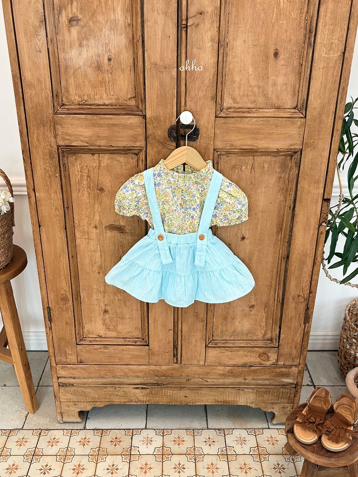 Ohho - Korean Children Fashion - #discoveringself - Floral Blouse - 4