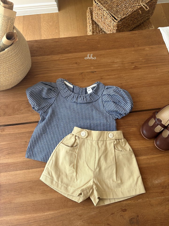 Ohho - Korean Children Fashion - #fashionkids - Roel Stripe Blouse - 6