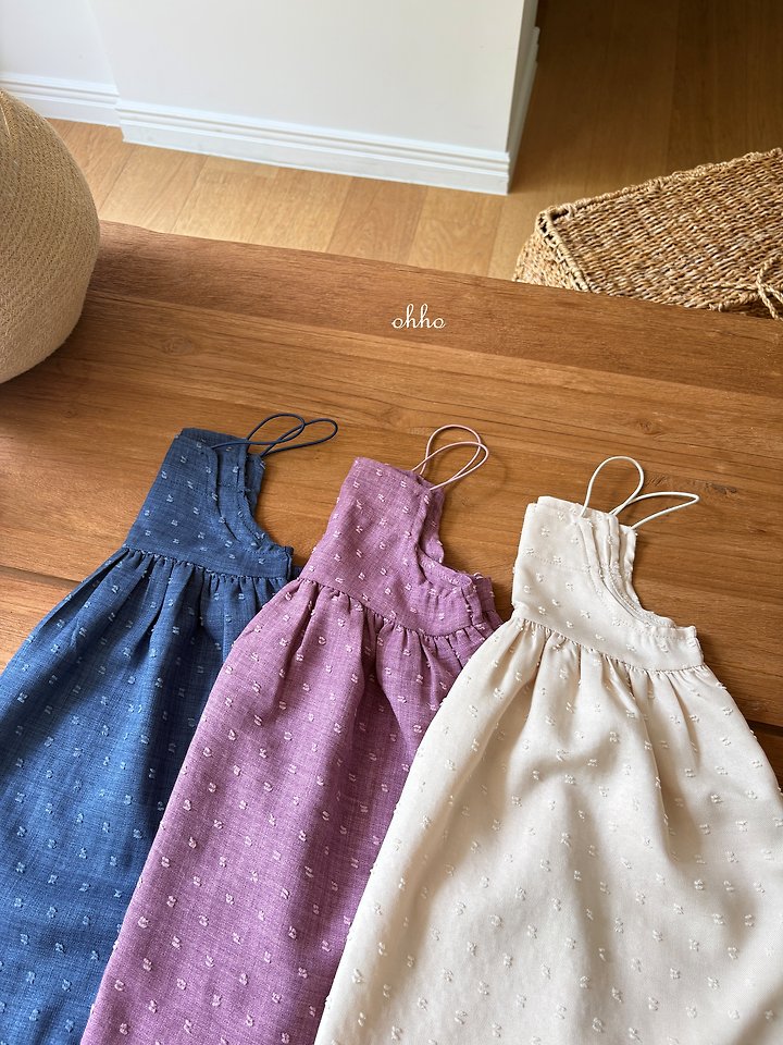 Ohho - Korean Children Fashion - #kidsshorts - Pom-Pom Strap One-piece - 12
