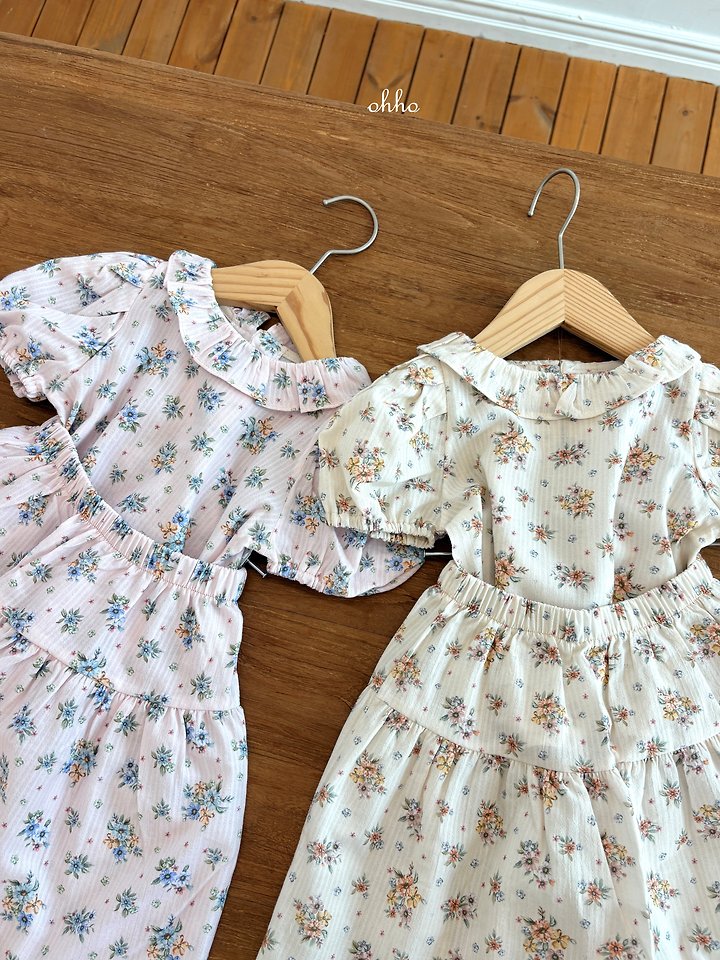 Ohho - Korean Children Fashion - #kidsshorts - Rose Frill Blouse - 11