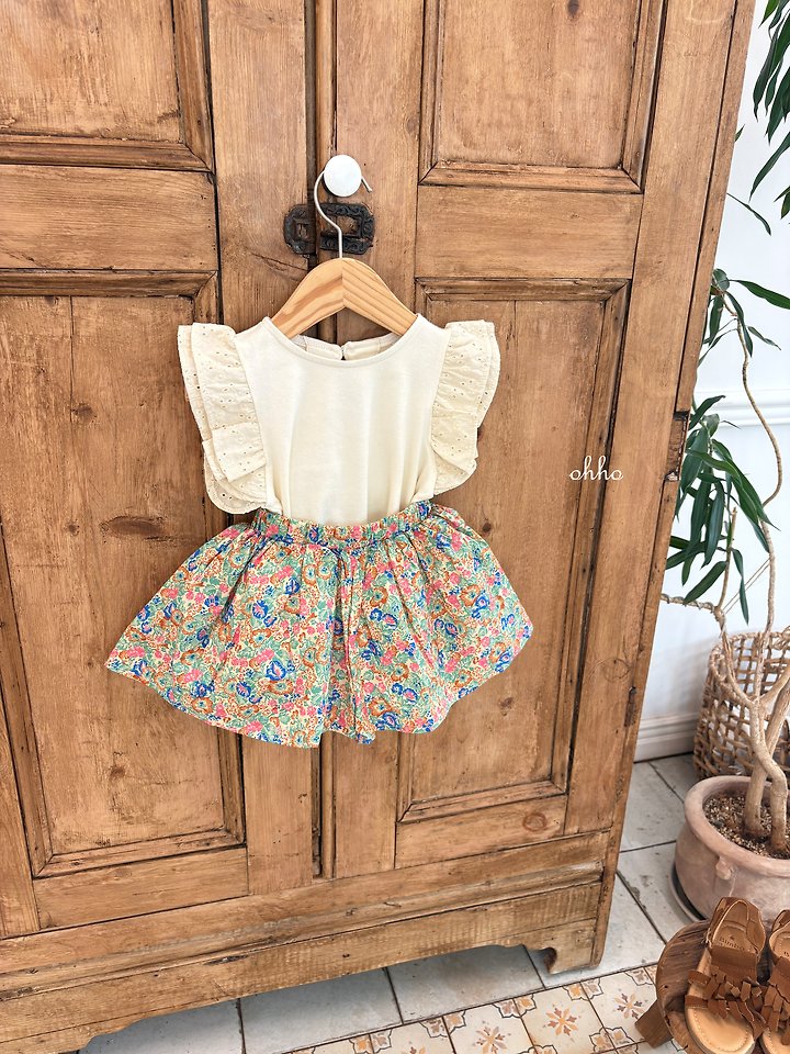 Ohho - Korean Children Fashion - #kidsstore - Bonjour Skort - 7