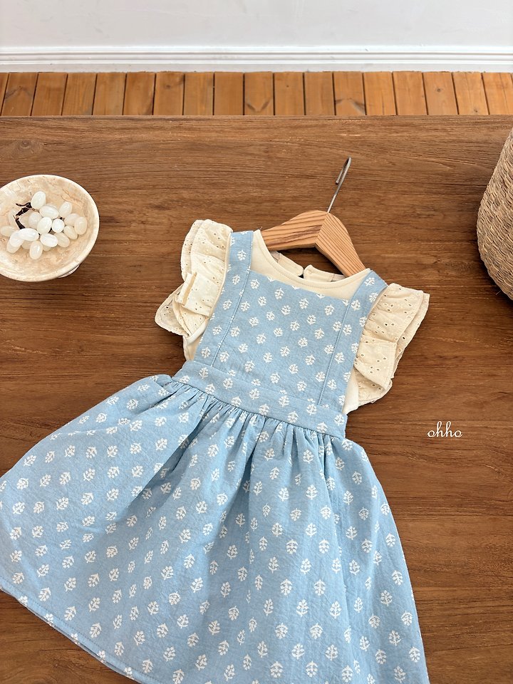 Ohho - Korean Children Fashion - #kidsstore - Monet Suspender Skirt - 11