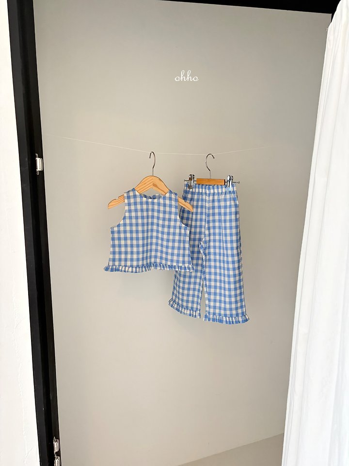 Ohho - Korean Children Fashion - #kidsstore - Check Frill Pants - 8