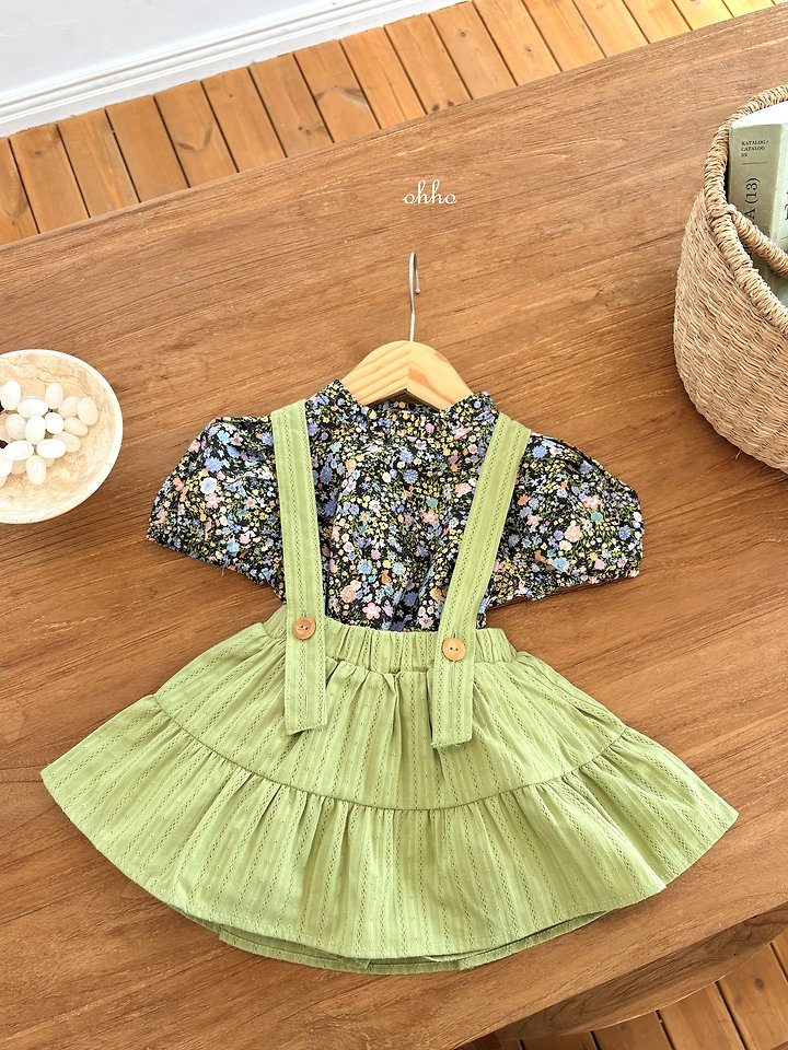 Ohho - Korean Children Fashion - #kidsstore - Floral Blouse - 6