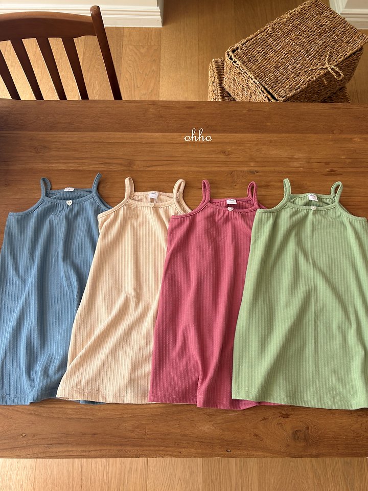 Ohho - Korean Children Fashion - #kidsshorts - Fruit Sleeveless One-piece - 4