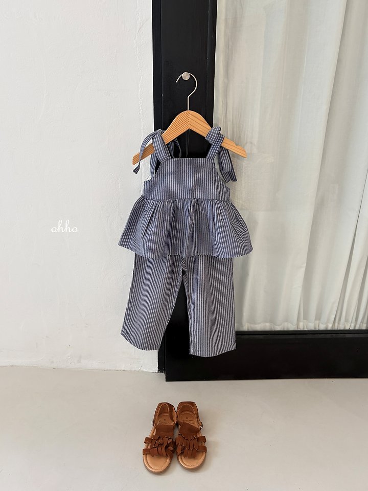 Ohho - Korean Children Fashion - #littlefashionista - Pepper Stripe Pants - 7
