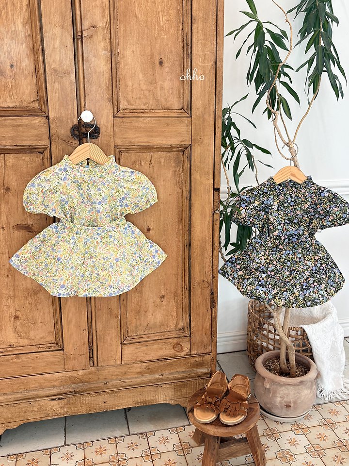 Ohho - Korean Children Fashion - #littlefashionista - Floral Blouse - 9