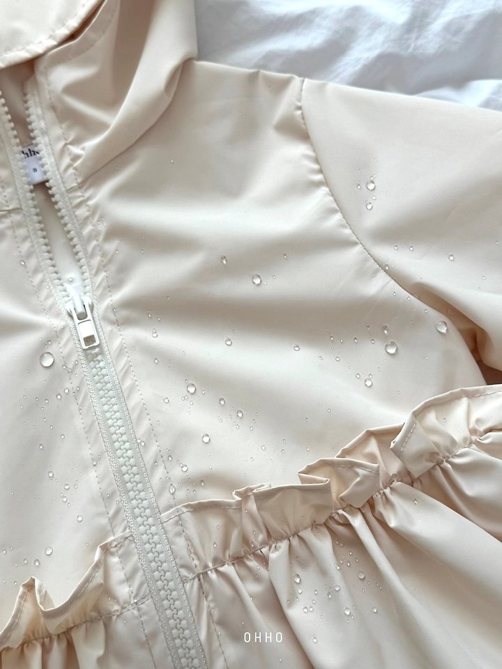 Ohho - Korean Children Fashion - #magicofchildhood - Frill Rain Jacket - 10