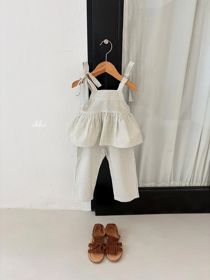 Ohho - Korean Children Fashion - #magicofchildhood - Pepper Stripe Pants - 8